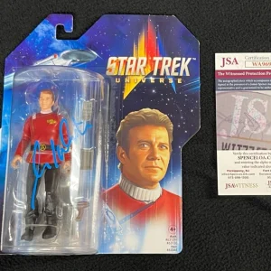 William Shatner Signed Star Trek Admiral James T. Kirk Imports Dragon Figure JSA