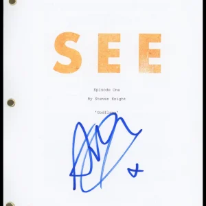 Archie Madekwe "See" AUTOGRAPH Signed Kofun Full 'Godflame' Episode Script ACOA