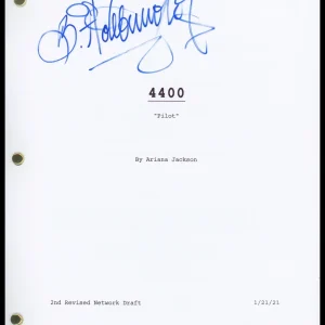 Brittany Adebumola "4400" AUTOGRAPH Signed 'Shanice' Pilot Episode Script ACOA