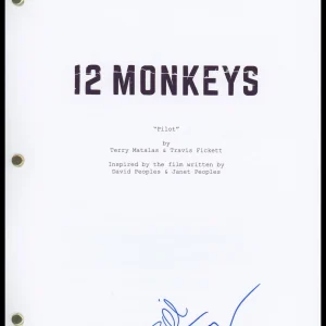Bill Timoney "12 Monkeys" AUTOGRAPH Signed 'Royce' Pilot Episode Script ACOA