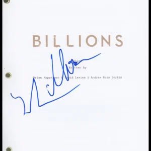 Toby Leonard Moore "Billions" AUTOGRAPH Signed 'Bryan' Pilot Episode Script ACOA