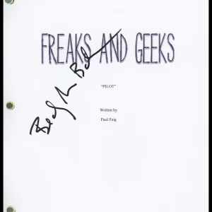 Becky Ann Baker "Freaks and Geeks" AUTOGRAPH Signed Pilot Episode Script ACOA