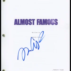 Billy Crudup "Almost Famous" AUTOGRAPH Signed Complete Script Screenplay B ACOA