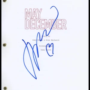 Todd Haynes "May December" Director AUTOGRAPH Signed Full Script Screenplay ACOA