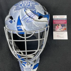 Curtis Joseph Signed Toronto Maple Leafs Full Size Goalie Mask JSA COA
