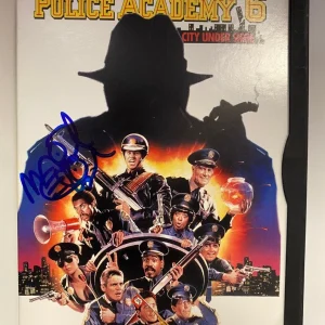 MICHAEL WINSLOW POLICE ACADEMY 6 SIGNED AUTOGRAPHED DVD COVER W/COA