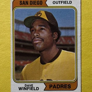 1974 TOPPS DAVE WINFIELD #456 PADRES HOF