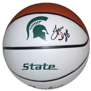 TOM IZZO signed (MICHIGAN STATE SPARTANS) F/S LOGO basketball PSA/DNA AN61733
