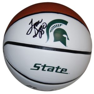 TOM IZZO signed (MICHIGAN STATE SPARTANS) F/S LOGO basketball PSA/DNA AN61735