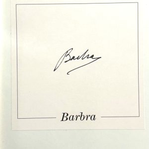 BARBRA STREISAND Signed Autograph Book "My Name is Barbra" JSA LOA