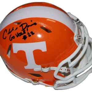 CHARLES DAVIS signed (TENNESSEE VOLUNTEERS) mini football helmet BECKETT AD47315