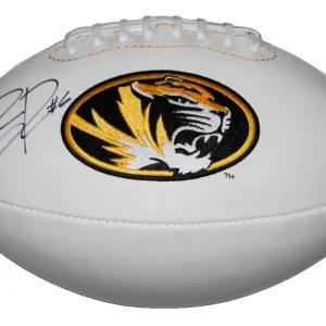 DARIUS ROBINSON signed (MISSOURI TIGERS) F/S logo football BECKETT BM02781