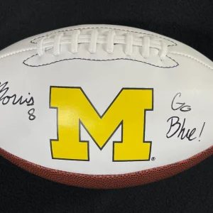 Tyler Morris Signed Inscribed Michigan Wolverines Football JSA Witness COA