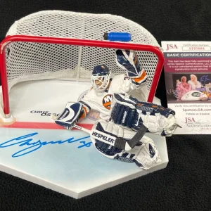 Chris Osgood Signed New York Islanders White McFarlane Figure JSA COA