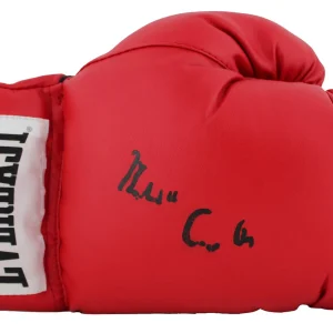 Muhammad Ali "Cassius Clay" Signed Red Everlast Boxing Glove BAS #AD04260