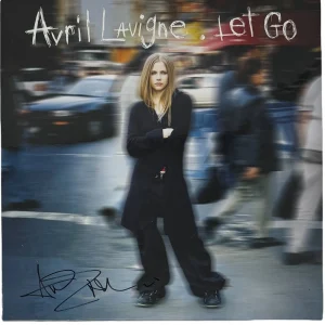 Avril Lavigne Signed Autograph Let Go Vinyl Record Album LP Beckett COA