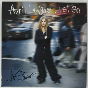 Avril Lavigne Signed Autograph Let Go Vinyl Record Album LP Beckett COA
