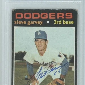 1971 71 Topps Steve Garvey Signed RC Rookie Card PSA DNA Autograph Hall Of Fame