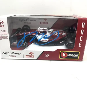 Zhou Guanyu Signed 1:43 Racing Car F1 Driver Formula 1 China Beckett BAS Cert #2