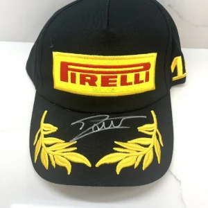 Jacques Villeneuve Hand Signed Pirelli Racing Hat Canadian Beckett BAS Cert #2