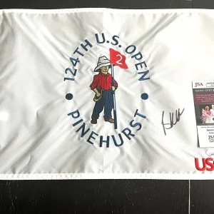 Brooks Koepka Hand Signed 2024 US Open Flag Pinehurst PGA JSA CERT #2