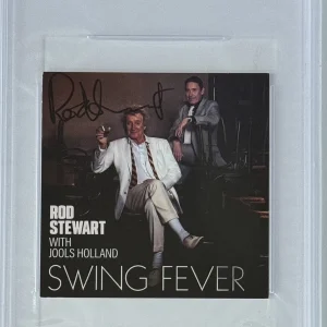 SIGNED Rod Stewart Swing Fever Album CD Cover PSA DNA COA ENTIRE NAME SIGNATURE