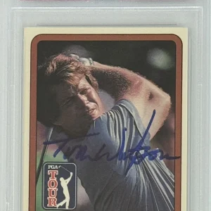 1981 DONRUSS GOLF PGA TOUR TOM WATSON SIGNED CARD PSA DNA CERTIFIED AUTOGRAPHED