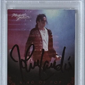 2011 Panini Michael Jackson King Pop Thriller John Landis SIGNED PSA DNA COA