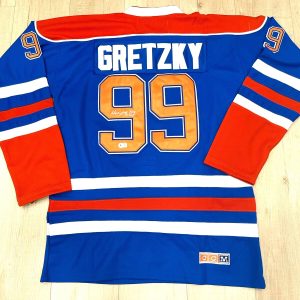 Wayne Gretzky Hand Signed Edmonton Oilers Jersey NHL GOAT Beckett Cert Letter