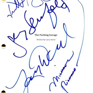 Jerry Seinfeld Michael Richards Larry David Julia & Jason Signed Script Beckett