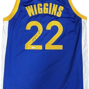 Andrew Wiggins signed jersey PSA/DNA Golden State Warriors Autographed