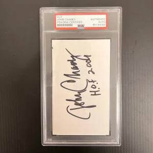 John Chaney Signed Cut PSA/DNA AUTO Slabbed Autographed Temple