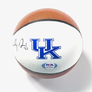 Anthony Davis signed Mini Basketball PSA/DNA University of Kentucky autographed
