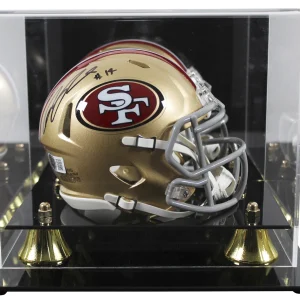 49ers Ricky Pearsall Authentic Signed Speed Mini Helmet W/ Case BAS Witnessed