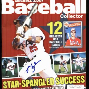 Brewers Rickie Weeks Authentic Signed August 2003 Beckett Magazine PSA #U52435