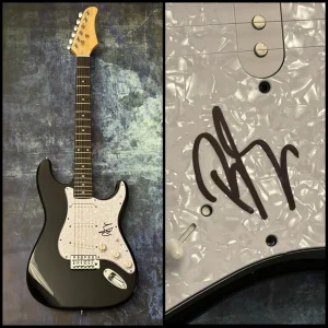 GFA Atreyu Band Drummer * BRANDON SALLER * Signed Electric Guitar COA