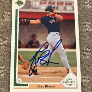 1991 Upper Deck Greg Blosser Signed Card Baseball MLB Autographed AUTO #70