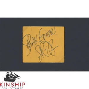 Stevie Ray Vaughan signed Ticket Stub JSA LOA Inscribed Auto Rare Z1747