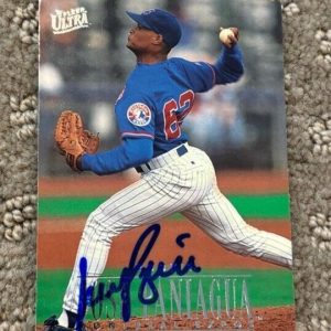 1996 Ultra Montreal Expos Baseball #507 Jose Paniagua signed autographed card