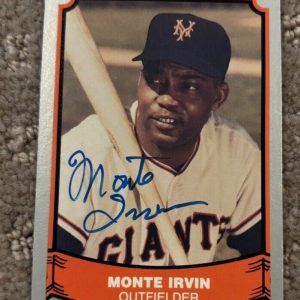 1988 Pacific Baseball Legends - #79 Monte Irvin signed autographed card Giants