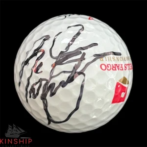 Rickie Fowler signed Wells Fargo Quail Logo Golf Ball JSA Masters Auto A3273