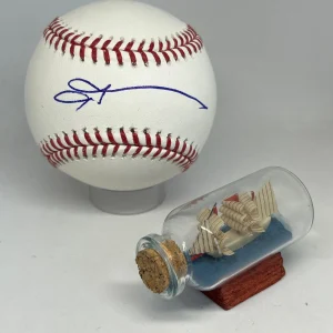 Allen Iverson signed Rawlings OML Baseball JSA COA 76ers Basketball Auto A3297