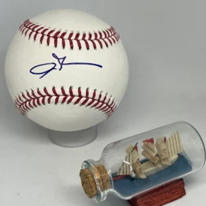 Allen Iverson signed Rawlings OML Baseball JSA COA 76ers Basketball Auto A3303
