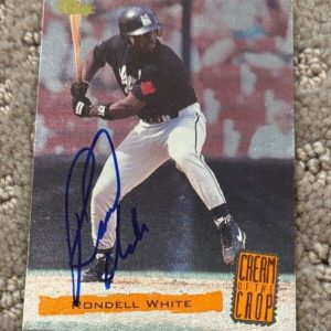 1994 Classic Cream of the Crop Rondell White signed autographed card #C13 Expos