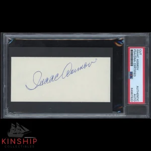 Isaac Asimov signed Cut PSA DNA Slabbed Auto Science Author C2955