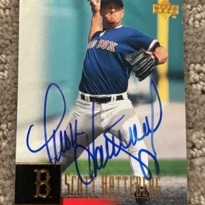 2001 Upper Deck Baseball Card #108 Scott Hatteberg signed autographed Red Sox
