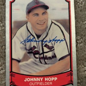 1989 PACIFIC TRADING JOHNNY HOPP AUTOGRAPHED SIGNED BASEBALL CARD CARDINALS