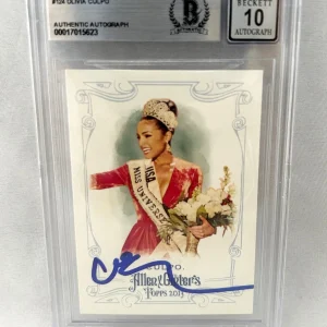 Olivia Culpo Signed Card 2013 Allen & Ginter Graded 10 Beckett BAS COA