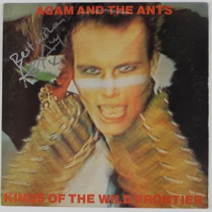 Adam Ant Signed Autograph Album JSA Record Vinyl Kings Of The Wild Frontier