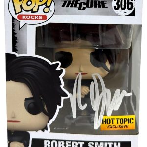 Robert Smith Signed Autograph The Cure Funko Pop Rocks #306 Figure Beckett COA